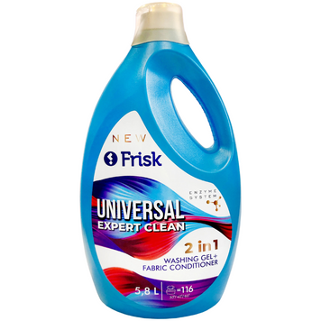 Гель для прання універсальний Frisk Expert Clean 5.8 л frisk003 фото