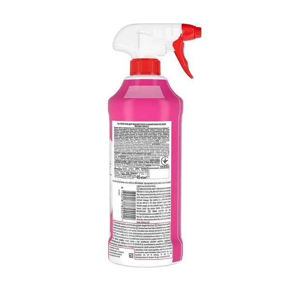 Спрей-піна Domestos Power Foam для чищення унітазу та ванної Квіткова свіжість 435 мл 0307057 фото