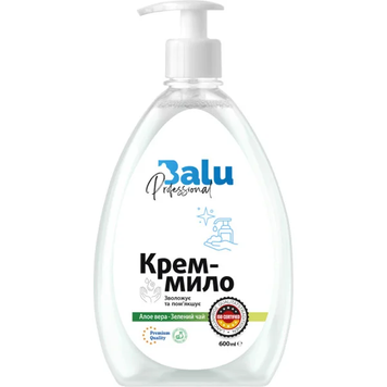 Крем-мыло BALU "Алое вера-Зеленый чай" 600 мл с дозатором 428038 фото