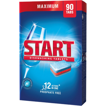 Таблетки для посудомийних машин START MAXIMUM, 90 шт Stmax100 фото