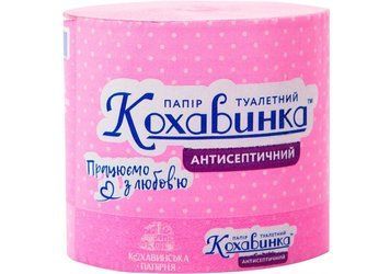 Кохавинка туалетний папір антисептичний, рожевий 48 р/уп 4834 фото