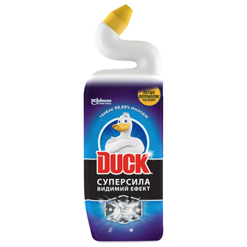 Гель для чищення унітаза DUCK Супер сила з видимим ефектом, 0,5 л duckblack фото
